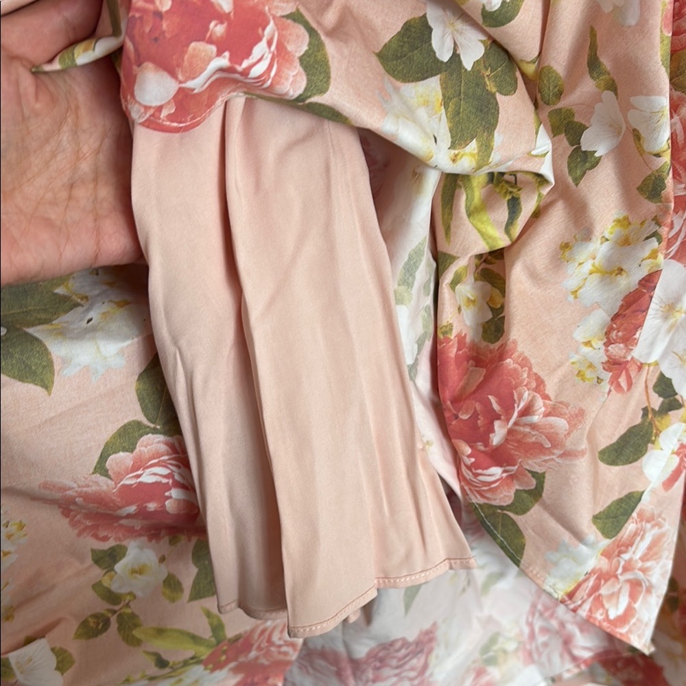 House of CB Pink Floral Midi Dress - Picture 9 of 12